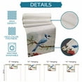 thumbnail image 7 of Hokiten Table Runners 72 Inches Long Dress Scarves, Spring Blue Bird Farmhouse Kitchen/Dining Table Runner, Coffee Tablerunners, Summer Vintage Branch Floral Beige 13x72 Inch, 7 of 7