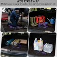 thumbnail image 3 of Yuyamidu Purple Galaxy Rose Butterfly Bow Car Trunk Mat 29" x 39" Anti-Scratch Cargo Liner Full Protection Car Accessories Universal Fit for Most Vehicle SUV, 3 of 7
