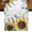 White, variant on Table Runners 120 Inches Long Dress Scarves, Sunflower Eucalyptus Farmhouse Coffee/Dining/Kitchen Table Runner for Living Room, Farmhouse Weeping Botanical Linen 13x120 Inch
