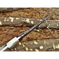 thumbnail image 2 of 9.5" Long hand forged Damascus steel 4.5" full tang blade skinning Knife, Natural Camel Bone with Brass bolster, Cow Leather sheath, 2 of 6