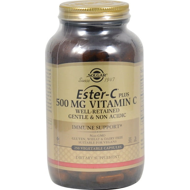 Solgar EsterC Plus Vitamin C 500 mg 250 Vegetable Capsules