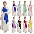 thumbnail image 2 of Girls Praise Lyrical Dance Dress Training Dancewear Contemporary Dance Dresses, 2 of 7