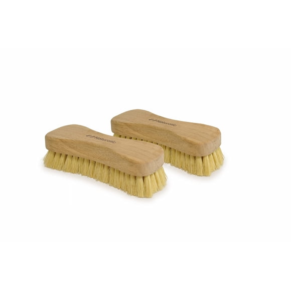 Juego de cepillos de madera totalmente natural | Cepillo de cerdas Tampico para limpieza | Cepillos para fregar para limpieza | Cepillos para limpieza de alfombras y cocinas | Productos de limpieza ec