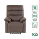 thumbnail image 3 of Sillón Reclinable Tapizado Reposet Moderno De Tela Individual Manual Acolchado Kingshouse beige Estandar, 3 of 9
