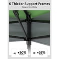 thumbnail image 5 of Riedhoff 13x13ft Pop up Gazebo with Mosquito Net & Double Roof for Patio Backyard Garden,Olive Green, 5 of 9