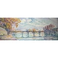 thumbnail image 2 of Paul Signac 24x12 Gold Ornate Framed and Double Matted Museum Art Print Titled - The Pont Des Arts (1928), 2 of 4