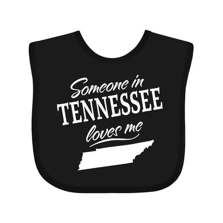 

Inktastic Someone in Tennessee Loves Me Gift Baby Boy or Baby Girl Bib