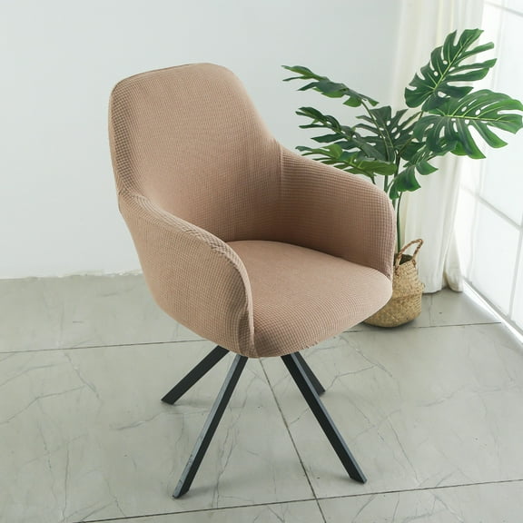XmhyTop Stretchable Swivel Armchair and Accent Dining Chair Cover - Suitable for Office and Living Room Use,B07