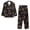Colorful Butterflies, variant on Elastic Fabric Lounge for Vacation Yoga, Notched Lapel Button Front Womens Pjs Sets, Sloth with Bow, Size M