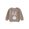 thumbnail image 1 of SUNSIOM Baby Knit Sweaters Long Sleeve Round Neck Cartoon Embroidery Pullover Infant Fall Tops, 1 of 7