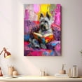 thumbnail image 4 of Skye Terrier Decor Poster Unframe, Skye Terrier Dog Canvas Wall Art, Dog Reading Book Canvas Print Painting Poster Wall Decor Dog Lovers Gifts, 4 of 6