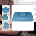 thumbnail image 4 of Cojín de salón de belleza con funda extraíble, soporte suave para el cuello para la cama. Azul, 4 of 5