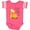 Football Pink and White, variant on Inktastic My Gigi Loves Me Boys or Girls Baby Bodysuit