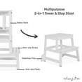 thumbnail image 2 of Dream On Me 2-in-1 Funtastic Tower and Step Stool, 2 of 9