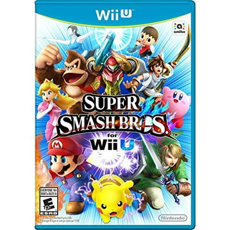 Restored Super Smash Bros Nintendo Wii U With Case (Refurbished)