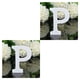 thumbnail image 2 of Jumpingount ¡Caliente! Letra de blanca de 8CM, alfabeto inglés, bricolaje, diseño de nombre personalizado, arte artesanal, corazón independiente, Type4 NO4 Jumpingount CBP021661, 2 of 6