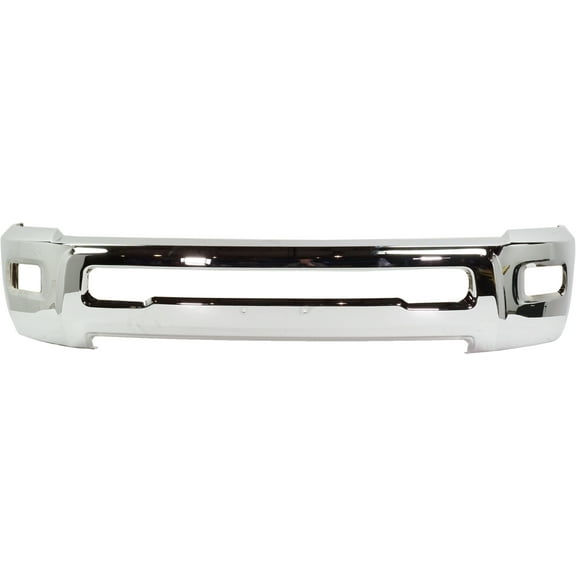 Bumper Compatible with RAM 2500/3500 P/U 2010-2018 Chrome with Fog Light Holes All Cab Types