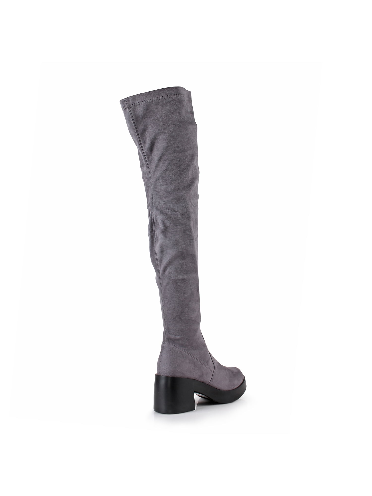 1 inch heel knee high boots