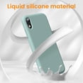 thumbnail image 2 of iPhone XR Case, Full Covered Shockproof Phone Case Flexible Liquid Silicone Gel Rubber Cover, Slim Fit Protective Phone Case 6.1 inch with Soft Anti-Scratch Microfiber Lining(Light Mint), 2 of 12