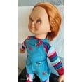 thumbnail image 5 of Muñeco Chucky Culto Cuerpo de Felpa de 67 cm con Huella y Agujetas Reales, 5 of 5