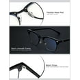 thumbnail image 5 of ANYLUV Blue Light Glasses for Women and Men,Advanced Computer Glasses,Semi Rimless Glasses(2 Packs), 5 of 7