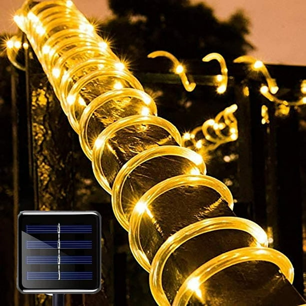 Solar rope sale lights outdoor walmart