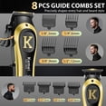 thumbnail image 4 of KEMEI Cordless Hair Clippers for Men Professional,Hair Trimmer,Mens Barber Clippers and Trimmers Set,Electric Hair Cutting Kit,Clipper for Barbers,Rechargeable Haircut Tools, 1800 1801, 4 of 7