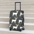 thumbnail image 5 of cute white Deer print Luggage Cover Anti Scratch, Elastic Suitcase Protector Suitcase Covers for Luggage Fits 18-32 Inch Luggage, 5 of 5