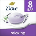 thumbnail image 2 of Dove Beauty Bar Soap for Women Relaxing Lavender Oil & Chamomile All Skin, 3.75 oz 8 Bars- Pack of 2, 2 of 5