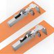 thumbnail image 1 of Cabinet Mount, Stainless Steel Fixing Clips, Adjustable Drawer Fixing Clamp, Cupboard, 2mm, Silver, One Touch Fixing, Drawer Fixing Clip, 1 of 5