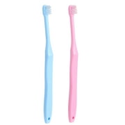 2 Pcs Tepe between Teeth Dental for Braces Orthodontic Toothbrush Small Head Plastic