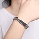 thumbnail image 2 of Pulsera de acero inoxidable con cadena de eslabones cubanos para hombre, 22 cm, 2 of 2