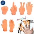 thumbnail image 1 of 6 manos diminutas para gatos, minimanos para gatos, marionetas de dedo interactivas para gatos, manos diminutas suaves para masajes de perros y gatos, miniguantes de juguete para mascotas, 1 of 8