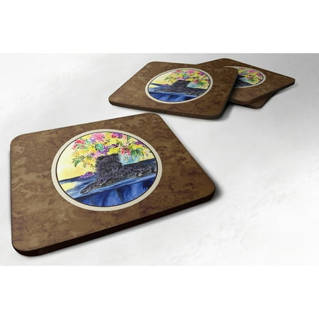 

Carolines Treasures SS8296FC Affenpinscher Foam Coaster Set of 4 3 1/2 x 3 1/2 multicolor