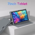 thumbnail image 2 of 7 Inch Android 14 Tablet,with Case, 8GB (4+4 Expandable) RAM, 32GB ROM, Supports 1TB MicroSD, 1024x600 Display, 2MP+5MP Tableta, 3000mAh Battery, 5G WiFi 6 android tablets, 1.5GHz Processor, 2 of 7