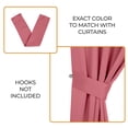 thumbnail image 5 of Superior Blackout Solid Light Filtering Grommet Curtain Panel Set, 70" x 108", Pink, 5 of 14
