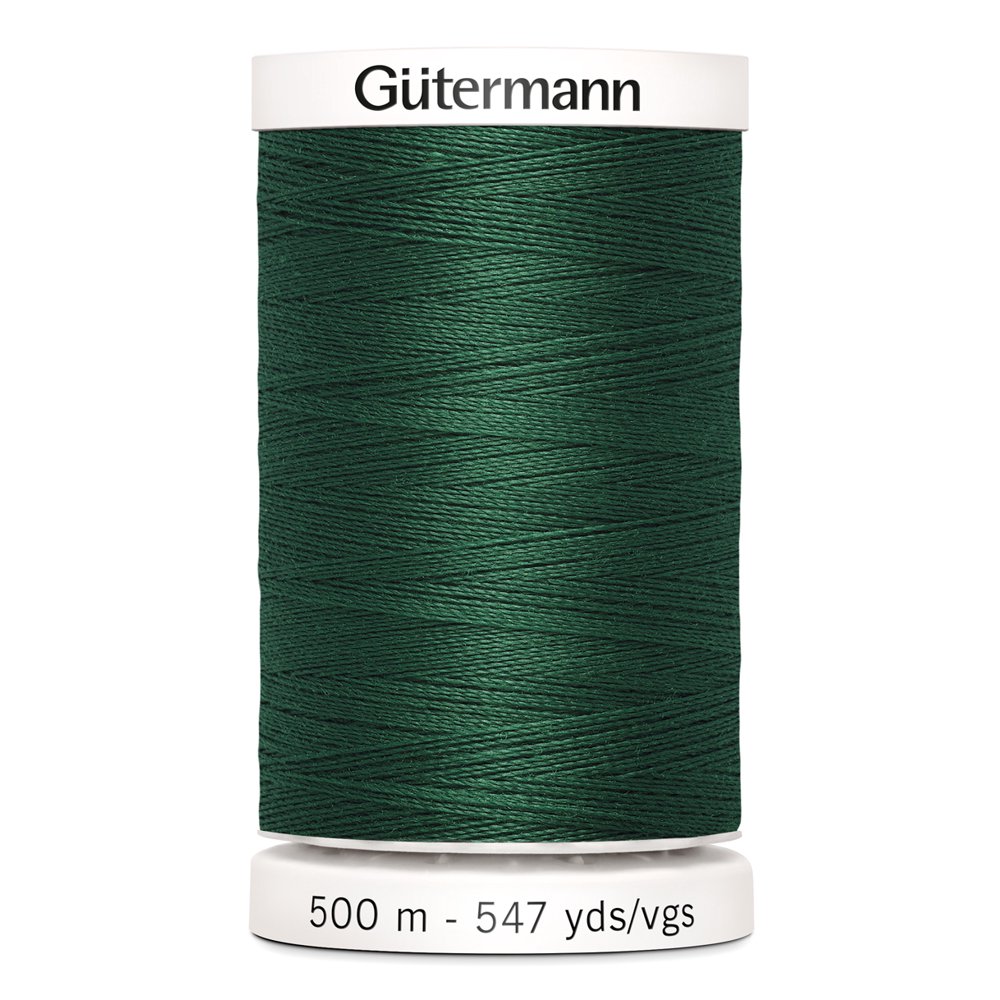 Gutermann SewAll Polyester Dark Green Thread, 547 Yd.