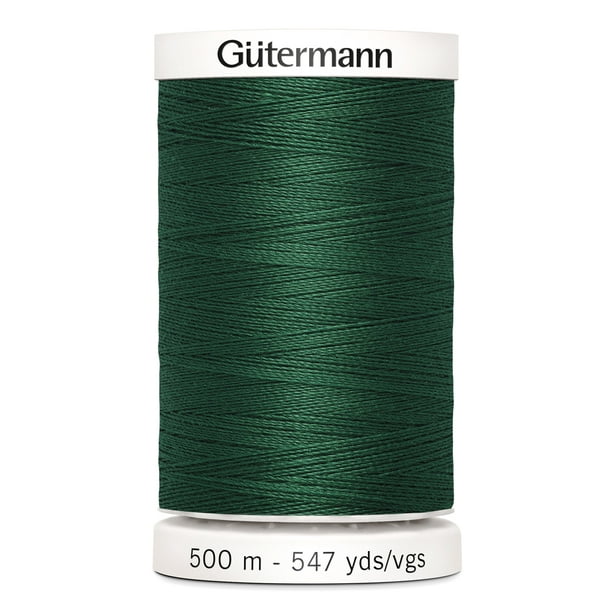 Gutermann SewAll Polyester Dark Green Thread, 547 Yd.