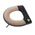 thumbnail image 2 of Yuarrent Cubierta de asiento de inodoro, Protector de pelusas con cremallera para baño, almohadillas para taburete público, alfombrilla Suministros de limpieza para el hogar beis negro, 2 of 6