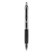 Uniball 207 Needle Retractable Gel Pens, Medium Point (0.7mm), Black Ink, 12 Count