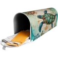 thumbnail image 5 of Sea Turtle Mailbox Covers, Vintage Ocean Magnetic Post Box Cover Wraps Large Size 25.5x21 in for Garden Yard Decor, 5 of 6
