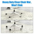 Dkdj " x 36" Office Chair Mat for Carpeted Floors, 10 pounds Heavy Duty