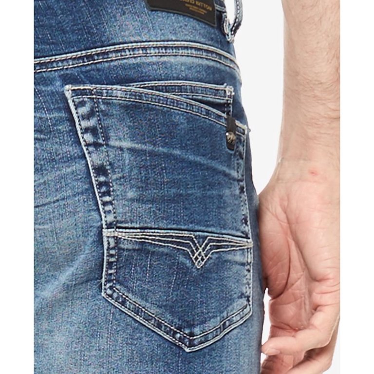 Buffalo David Bitton Men's Slim Straight Fit Evan X Stretch Jeans