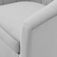 thumbnail image 3 of Armchair Accent Chair, Velvet, Light Grey Gray, Modern Contemporary Urban Design, Living Lounge Room Hotel Lobby Hospitality, 3 of 8