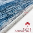 thumbnail image 4 of iOhouze Hallway Runner Rug 2x5 Washable Rug Runners Non Slip Kitchen Runner Rug Soft Print Distressed Blue Carpet Runner for Entryway Bedroom Kitchen Laundry Room, 4 of 9