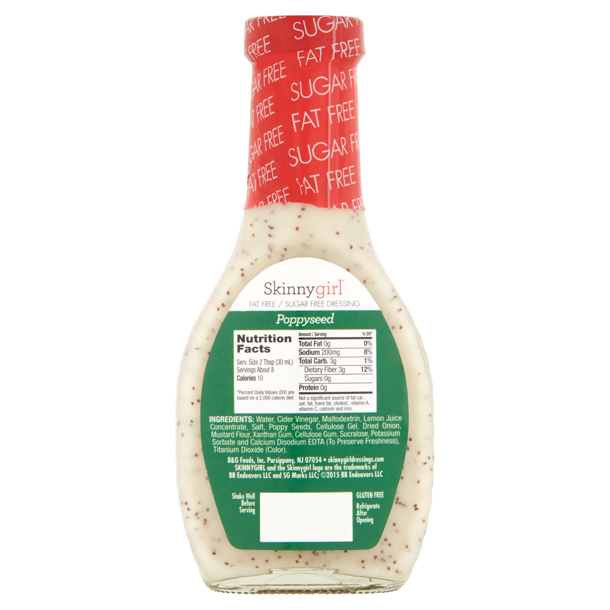 poppy seed salad dressing calories