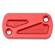 thumbnail image 3 of Tapa de Depósito de Líquido de Frenos, Cubierta de Depósito de Líquido de Frenos Delantero y Trasero de Aleación de Aluminio CNC para Motocicleta CR250R CB150R (Rojo), 3 of 5