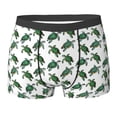 thumbnail image 6 of Men's Boxer Briefs, Watercolor Turtle Soft Comfy Mens Underwear Boxer Briefs Breathable With Widen Waist, 6 of 7