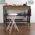 thumbnail image 2 of Trademark Home  Collection 24 x 14 Cushioned Folding Stool, 2 of 5