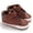 Brown, variant on Baby Boys PU Anti-Slip Shoes Casual Sneakers Toddler Soft Soled First Walkers